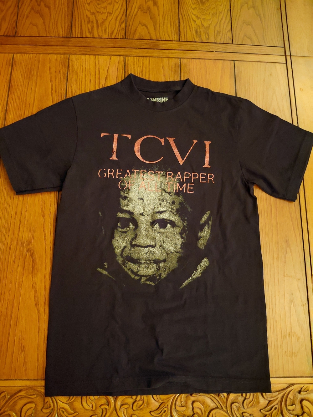 Lil Wayne Tha Carter V TCVI Graphic T-Shirt Black 100% Cotton Size M